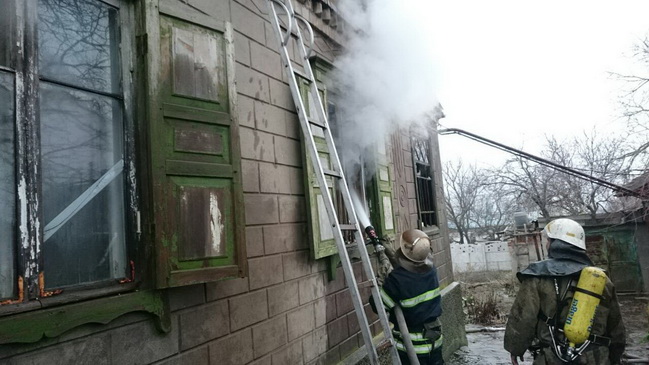 В Каменском на пожаре погиб мужчина
