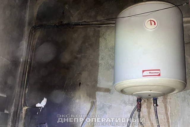 В Днепре пенсионерка получила ожоги рук, пытаясь потушить горящий бойлер