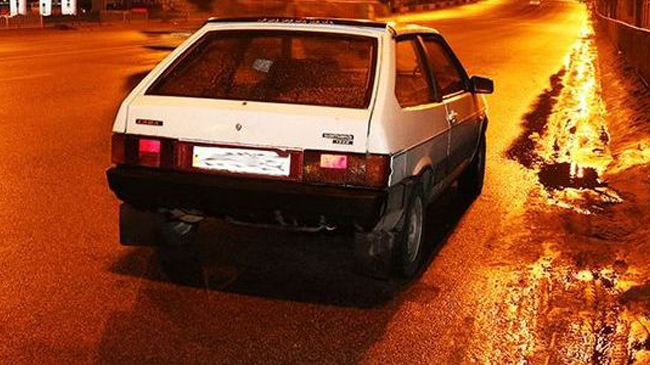 На Слобожанском проспекте пьяный водитель заснул прямо на ходу