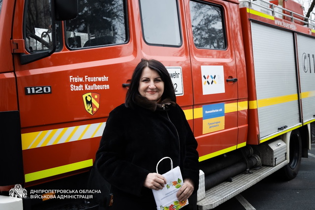 Пожежні автівки від німецьких партнерів отримали дві громади Дніпропетровщини