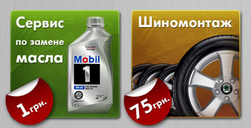 Бесплатная замена масла для Skoda и Subaru