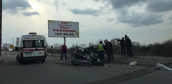 В Днепропетровске на Кайдакском мосту произошло ДТП