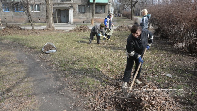 Каменчане вышли на субботник