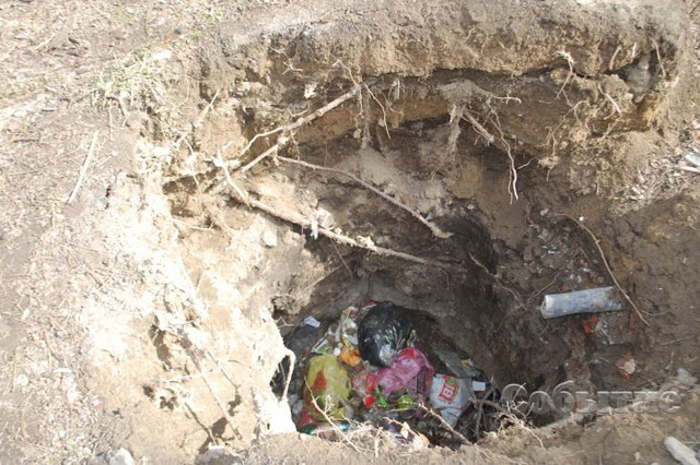 В Каменском ямы от разрушенных погребов будут засыпаны