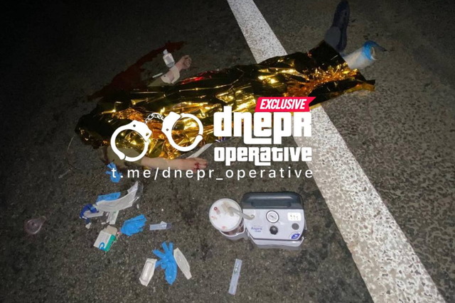 На трассе Днепр-Павлоград погиб военный, который на ходу выпрыгнул из скорой