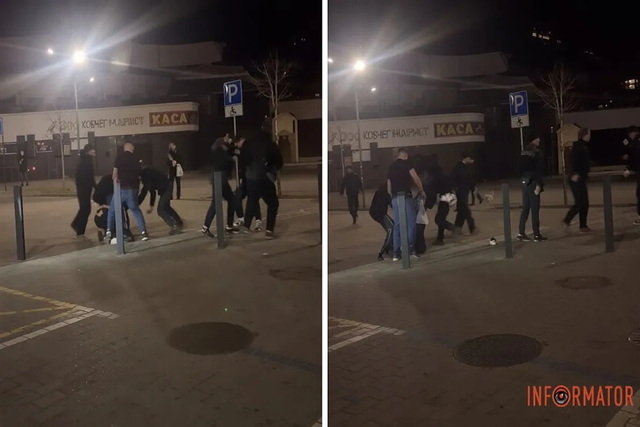 У Дніпрі біля цирку на парковці сталася масова бійка