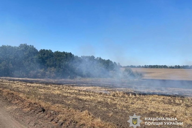 На Днепропетровщине будут судить фермера, который умышленно поджег стерню после уборки урожая