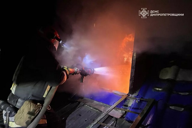На Дніпропетровщині внаслідок пожежі постраждав чоловік