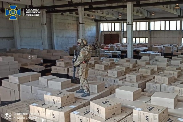 СБУ изъяла на Днепропетровщине контрафактные сигареты почти на 100 миллионов гривен