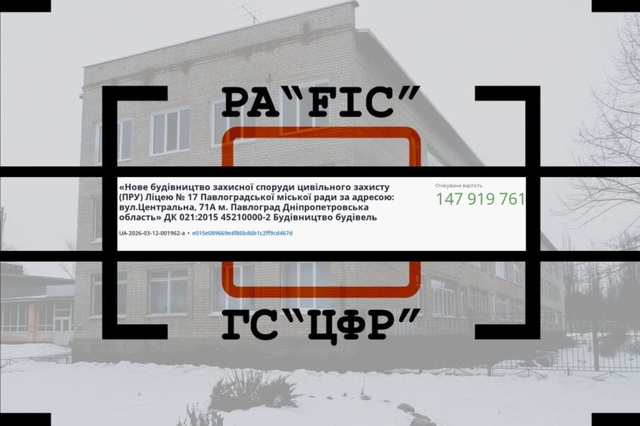 147 мільйонів гривень витратять у Павлограді на підземне укриття у школі