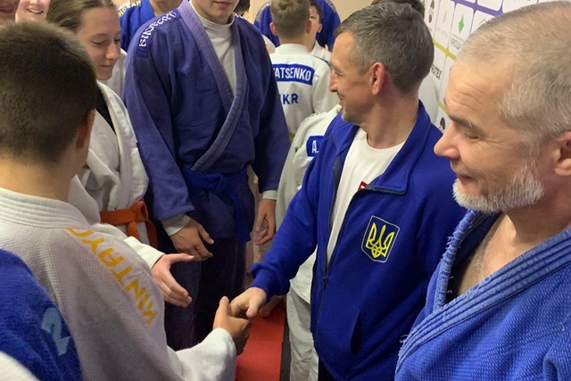В Днепре прошла встреча с защитником Украины, дзюдоистом Андреем Шевченко