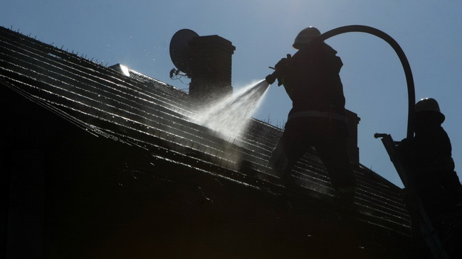 В Каменском горел «Зеленстрой»