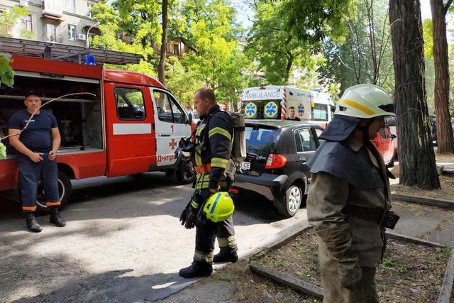 В Днепре на пожаре пострадала женщина