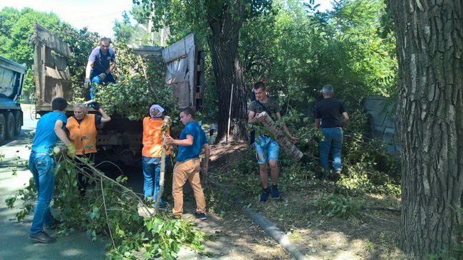 У Південному району Кам’янського ліквідують наслідки буревію