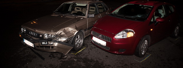 В Днепре на проспекте Богдана Хмельницкого столкнулись Audi и Fiat