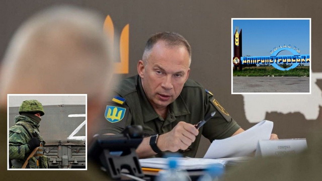Главнокомандующий ВСУ Сырский заявил, что россияне стремятся расширить наступление в Днепропетровской области
