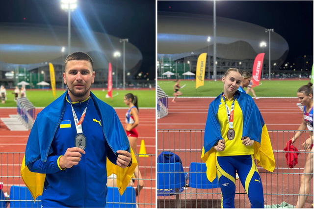 Двое днепрян-легкоатлетов стали призерами Чемпионата Ассоциации балканских легкоатлетических федераций U20 в Румынии