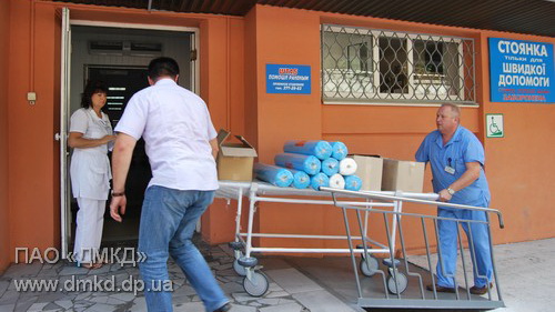 Медики ДМКД оказали помощь раненым в зоне АТО