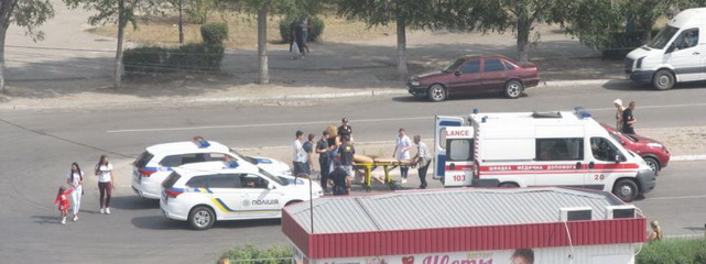 На левобережье Каменского Nissan Juke сбил женщину