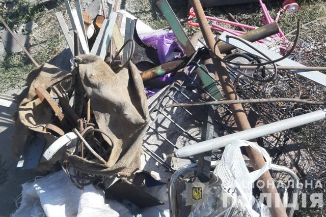 Поліція Кам’янського викрила незаконний пункт прийому металобрухту