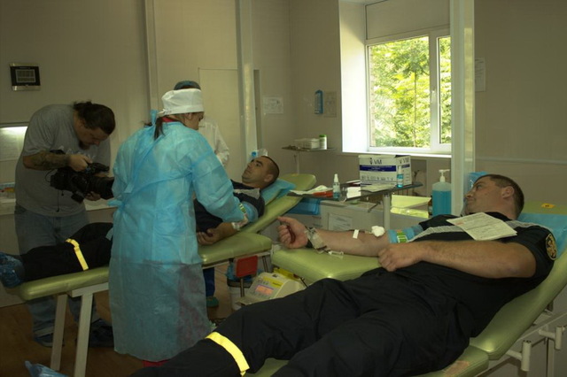 Рятувальники Кам’янського – учасники акції донорів крові