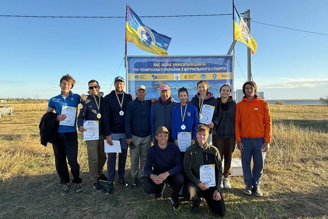 Спортсмени з Дніпра вибороли 6 медалей на чемпіонаті України з вітрильного спорту