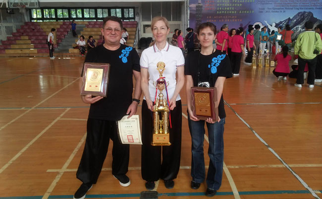 Команда из Днепропетровска завоевала первое место на чемпионате по Тайцзи Байлун Бол в Тайване