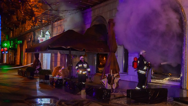 В центре Днепра горело кафе Sweet Gallery