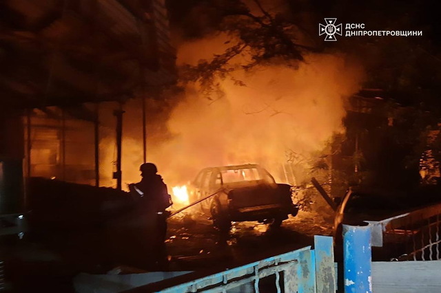 Вночі ворог атакував 2 райони Дніпропетровщини