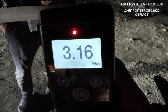 За тиждень патрульні усунули від водіння 64 п'яних водіїв