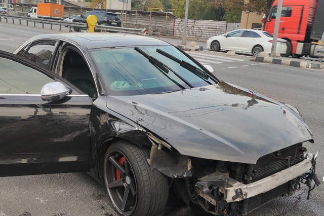 Патрульні затримали п'яного водія Audi, який вчинив учора три ДТП на Слобожанському проспекті