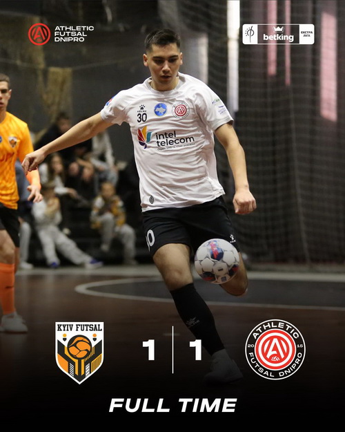 Днепровские футзалисты отобрали очки у участника Лиги чемпионов