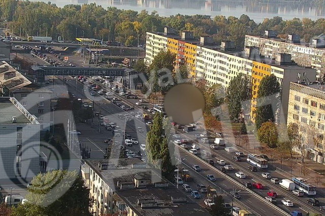 У Дніпрі на Слобожанському проспекті утворився затор