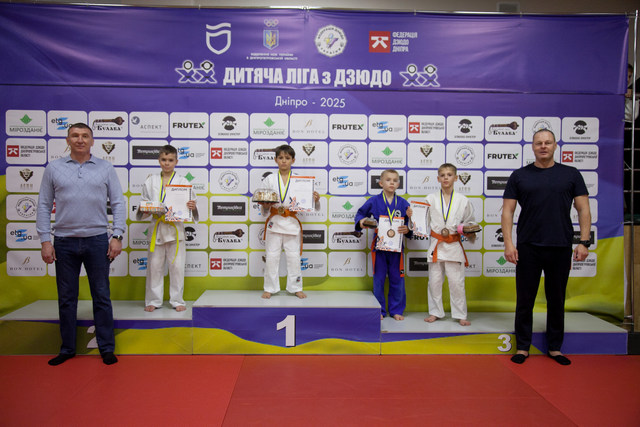 У Дніпрі пройшов IV етап Дитячої Ліги дзюдо