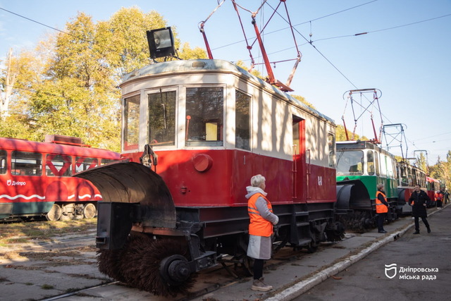 Электротранспорт Днепра полностью готов к зиме