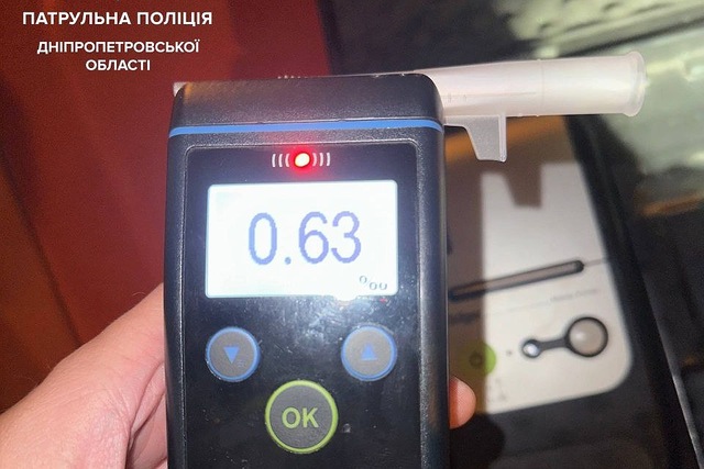 Патрульні виявили нетверезого 17-річного водія