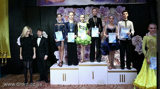Во Всеукраинском турнире по спортивным бальным танцам «Кубке Прометея – 2017» каменчане завоевали 10 призовых мест