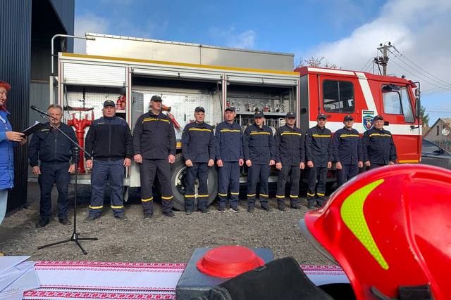 В Илларионовской громаде создали пожарно-спасательное подразделение местной пожарной охраны