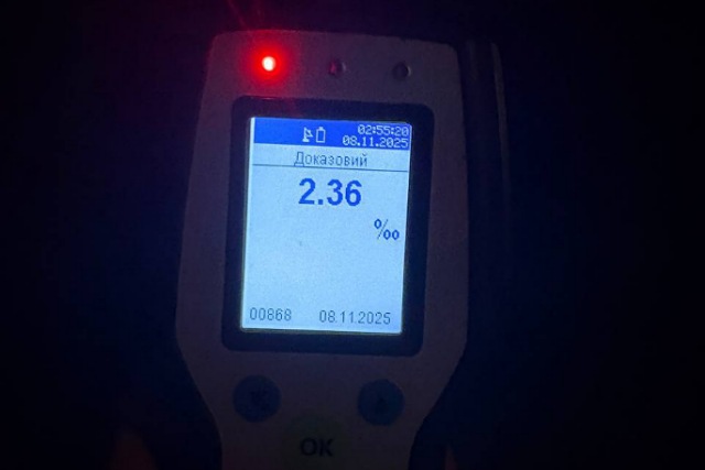 2,36 промилле: пьяный водитель въехал в столб на Гаванской