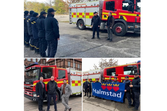 Никополю подарили новую пожарную машину