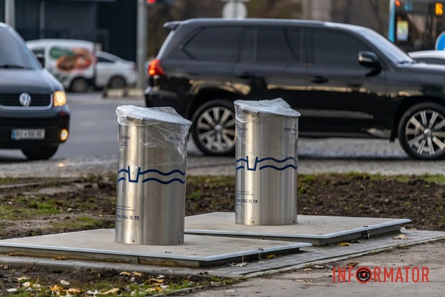 Підземні сміттєві баки з’явилися на проспекті Науки у Дніпрі