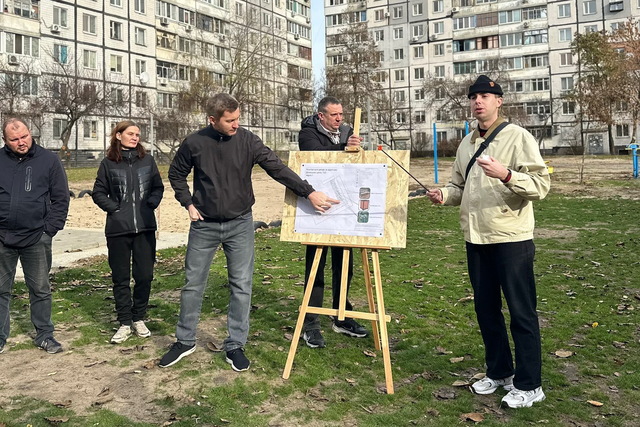 До проектування двору на ж/м Лівобережний-3 залучили мешканців та урбаністів