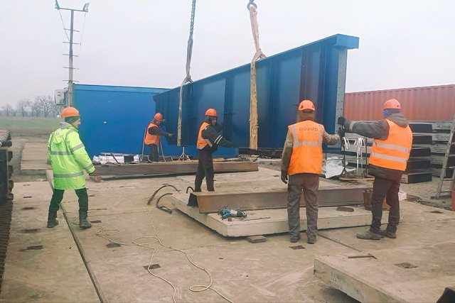 Под Никополем начали строить уникальный мост