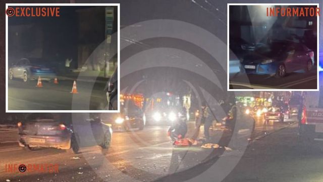 В Днепре на Калиновой Ford на большой скорости сбил женщину на переходе