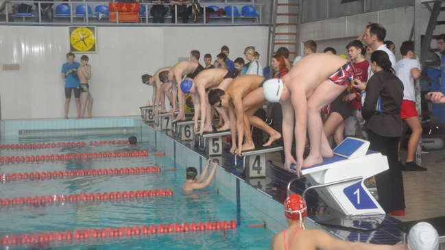 В Каменском проходит чемпионат области по плаванию
