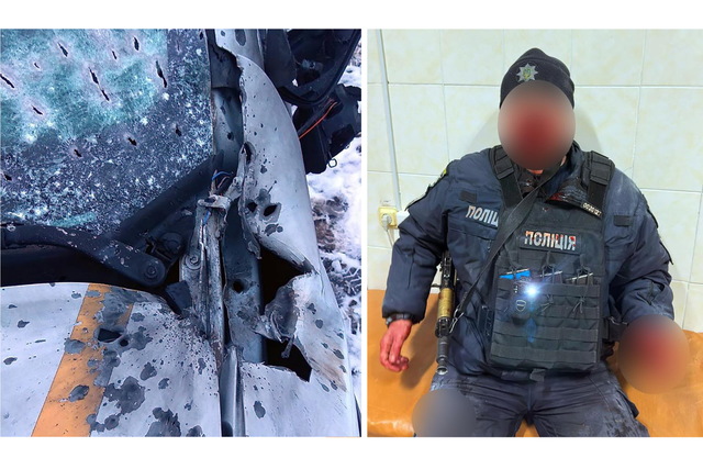 На Днепропетровщине полицейский охраны получил ранение в результате вражеского удара FPV-дроном