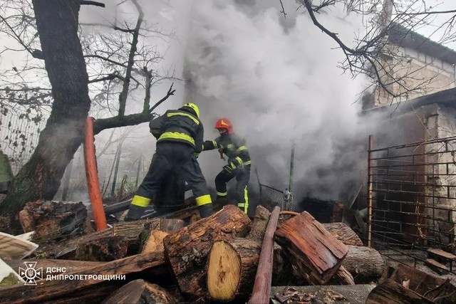 В Аптекарской Балке горел дом