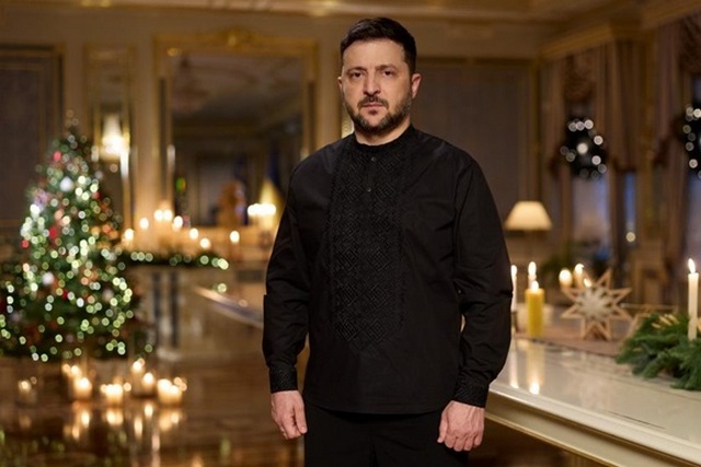 Фото: Пресслужба президента України Зеленський привітав українців з Різдвом Христовим